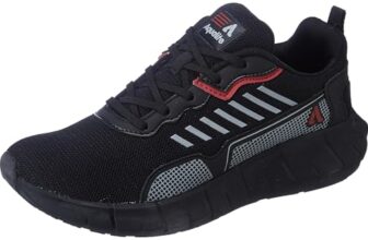 Aqualite Men Hunk Shoes, Black/Red, 7 Uk/India