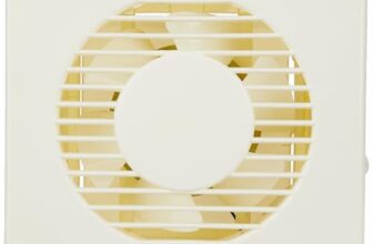 Crompton Ventilus Hs 150 Mm (6 Inch) Kitchen/Bathroom/Office Exhaust (Ventilation) Fan | High Speed Operation | Automatic Dust Protection Shutters | 450 Cmh Powerful Air Suction | 2400 Rpm | Ivory