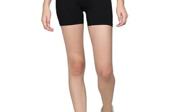 Kobo Active Wear For Women Gym | High Waist | Squat-Proof | Workout Short Tights For Women | 4-Way Stretch | Shorts For Gym, Cardio | Yoga Shorts (Imported)