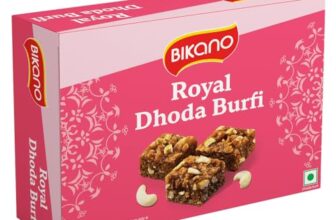 Bikano Royal Kaju Dhoda 200G | Premium Indian Sweet With Cashews | Traditional Mithai For Gifting, Festivals & Celebrations