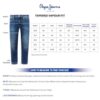 Pepe Jeans’ Men’S Tapered Jeans (Pm207161G50 Blue