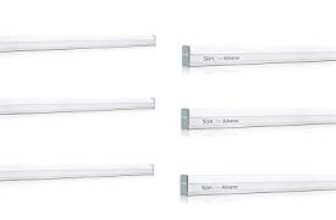 Philips Slimline Advance 25-Watt 2500-Lumen Metal Batten Tubelight (Pack Of 6) (Warm White) (Study Room Specialist)