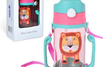 Littloo Baby Water Bottle (Blue) : Stay Hydrated With Safe & Spill-Free Design – 450 Ml