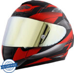 Home Steelbird Sa-2 Aeronautics Metallic Mat Motorbike Helmet(Red)