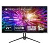 Zebronics 27 Inch Ips Panel 180Hz Gaming Monitor With Fhd 1080P, Free Sync Support, Dp, 2X Hdmi,300 Nits Max, 16.7M Colors, Built-In Speakers And Bezel Less Design Zeb-S27A