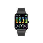 Promate Xwatch-B18 Fitness Smart Watch, 1.8” Display Bluetooth Calling, Ip67 Water Resistant, Voice Assistant, 15 Days Battery Life, 27 Sports Modes, Real-Time Hr Monitor, 100+ Watch Faces (Graphite)