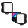 Amazon Basics Rgb Camera Light | Multi Color Portable Photography Lighting | Cri 95+ 2500K-9000K Dimmable Panel | Rechargeable 2000Mah Battery