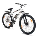 Vesco Leopard 27.5-T Cycle For Men With Front Suspension | Frame 18 Inch | Single Speed Mtb Mountain Bike | Ideal For 17+ Years Adult Men & Women (White)