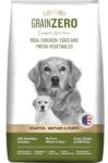 Grain Zero Real Chicken, Egg And Vegetables Starter Dry Dog Food 3Kg | No Grain Formula, Gluten-Free, Gmo-Free, 48% Real Meat Inclusion, Promotes Healthy Skin & Coat | For Weaning Pups & Mothers