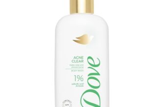 Dove Acne Clear Serum Body Wash|1% Salicylic Acid Formula| Clears And Helps Prevent Acne | Paraben & Sls Free | 300 Ml