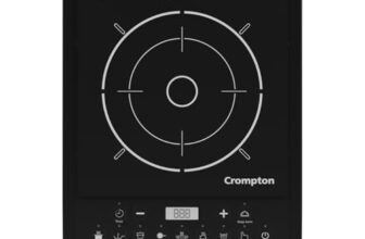 Crompton Instaserve 1600 W Induction Cooktop | 7 One Touch Indian Menus | Overvoltage Shield Protection | 1 Year Warranty