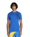 Puma Men’S Printed Regular Fit T-Shirt (624828_Racing Blue
