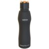 Milton Euroline Smart Stainless Steel Water Bottle, 880 Ml, Black, Leak Proof, Easy Grip, Mobile Hydration System, Bluetooth Enabled, Smart Lid