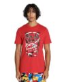 Puma Men’S Printed Regular Fit T-Shirt (624827_For All Time Red