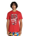 Puma Men’S Printed Regular Fit T-Shirt (624827_For All Time Red