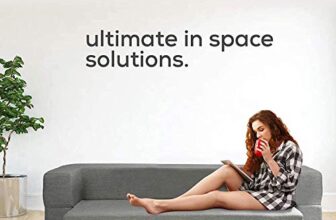 Coirfit Smart Homes Snoozy Three Seater, 5′ X 6′ Feet Folding Sofa Cum Bed – Perfect For Guests – Jute Fabric – Grey