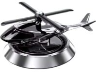 Trending New Alloy Solar Car Air Freshener Aromatherapy Car Interior Decoration Accessories Fragrance For Home Office Decoration Perfume Solar Unique Touch (Helicopter_Carfreshner)