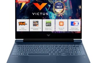 Hp Victus, Amd Ryzen 9-8945Hs, 8Gb Rtx 4060, Upgrade (Upto 32Gb) 16Gb Ram, 1Tb Ssd, 144Hz, 300Nits, Ips, 15.6″/39.6Cm, Fhd, Win11, M365* Office 24, Blue, 2.29Kg, Backlit, Fb3025Ax, Ai Gaming Laptop
