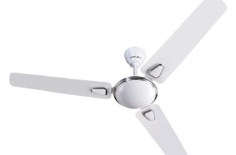 Bajaj Frore Deco Turbo 1200 Mm 1 Star Rated Ceiling Fans For Home | Bee Stars Rated Energy Efficient Ceiling Fan | Powder Coated Rust-Proof Blades | High Air Delivery | 2 Years Warranty 【White】