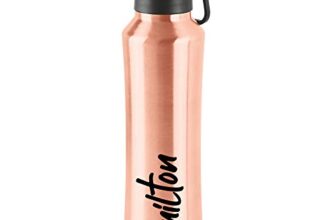 Milton Gulp 900 Thermosteel 24 Hours Hot Or Cold Water Bottle, 770 Ml, 1 Piece, Rose Gold