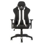 Home Innowin Defender Igc Series Gaming Chair With Premium Soft Fabric And Pu Leather Ergonomic 3D Adjustable Armrest And Adjustable Neck & Lumbar Pillow With Glass Filled Nylon Base (White)