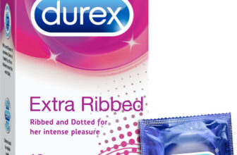 DUREX Extra Ribbed Condom pack of 10 Condom(Set of 10, 100 Sheets)