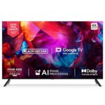 BLACK+DECKER 126 cm (50 inches) A1 Series 4K Ultra HD LED Smart Google TV BXTVGU50UD2875ATIN (Black)