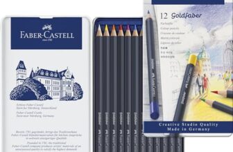 Faber-Castell Goldfaber colour pencil – tin of 12