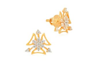Malabar Gold & Diamonds 18kt Gold Earrings for Women | 18k Gold Earrings for Birthday, Anniversary, Diwali & Festival Gift | 18 kt (750) BIS Hallmark Certified Gold Jewellery