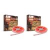 Murphy 25W LED Strip 2835 Cove Light 5 Metre (Red, Pack of 2) with Driver
