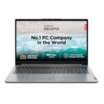 Lenovo IdeaPad Slim 1 AMD Ryzen 7 5700U 15.6″ HD Thin and Light Laptop (16GB/512GB SSD/Windows 11 Home/MS Office 2021/1 Year Warranty + 1 Year ADP/Cloud Grey/1.6Kg), 82R400EFIN