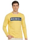 Amazon Brand – Symbol Men’s Solid Regular fit T-Shirt (AW19TEE24_Dawn Yellow XL)