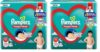 Pampers Happy Sleep Pant Style Baby Diapers, X-Large (XL), 36 Count, 1 Pampers : 1 Night Sleep, with Anti Rash Shield, 12-17 Kg Diapers (Pack of 2)