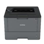 Brother HL-L5000D Auto Duplex Laser Monochrome Printer, 40 PPM (High Print Speed), 1 Line LCD Display, 512 MB Memory, USB 2.0, Parellel Port, 250 Sheet Paper Tray, 8000 Pages Inbox Toner