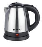 Bajaj KTX 1.2 Litre DLX Electric Kettle | 1350W Kettle With Stainless Steel Body | Cordless Operation | Auto Shut-Off Mechanism | 2-Yr Warranty 【Silver & Black】