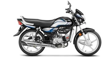 Hero Hf Deluxe 24 BS6 Bike (DRS CS FI) Black Nexus Blue Booking For Ex-Showroom Price