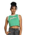 Puma Women’s Graphic Print Regular Fit T-Shirt (625024_Archive Green