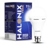 Halonix 11W Emergency Inverter Bulb | Rechargeable Emergency Led Bulb for Power Cuts | Backup : Upto 4hrs | Cool Day Light | Pack of 1 | Rechargeable Emergency light |