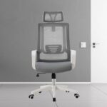 MASHUR FAB Ergonomic Office Chair | Chair for Office Work at Home | Kabel Med Back Chair | Height Adjustable Study Chair | Home Office Desk Chair | Computer Chair