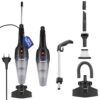 WOSCHER Home Vacuum Cleaner for Home Use Wet and Dry 2in1 Vacuum Cleaner for Sofa 908k Handheld Upright with Stick & Floor Brush | |800 Watts |17kPA Suction Power | HomeVac Pro