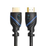 C & E HDMI cable – 4K HDMI cord (HDMI to HDMI cable @30Hz High Speed with Ethernet 12 ft Male to Male /3.66 Meter (Black, For TV)