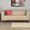 Home Centre New Athens Solid Wood 3-Seater Sofa – Beige