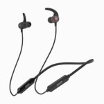GOVO GOKIXX 400 Bluetooth in Ear Earphones with HD Mic – Wireless Neckband, 9H Playtime, 10mm Drivers, Magnetic Earbuds, Integrated Controls & Lightweight Design (Platinum Black)