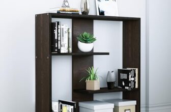 Bharat Lifestyle Rega Engineered Wood Display Unit (Finish Color – Wenge, DIY(Do-It-Yourself))