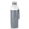 CELLO Puro Funtron 900 | Plastic Water Bottle | Easy Carry Wrist Belt | Keeping Content Cold for Long | 730ml, Pastel Grey