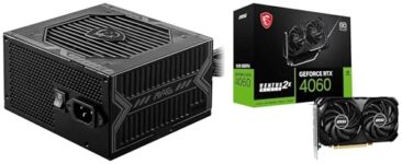 MSI Geforce RTX 4060 128 bit Graphic Card MAG A650BN Power Supply Unit