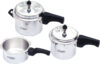 Flipkart SmartBuy Alpha 2 L, 3 L, 5 L Outer Lid Pressure Cooker(Aluminium)