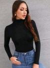 TUSI Full Sleeve Solid Women Sweatshirt