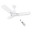 RR Signature New York Brooklyn 5 Star BLDC Ceiling Fan with Remote I High Speed I Ceiling Fan for Home Chrome White, 3 + 2 Years Warranty, Free Installation