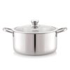 Cello Tri-Ply 20 Cm Stainless Steel Cookware Casserole, 3 Ltr | Tri-Ply Bottom Casserole With Glass Lid | Induction And Gas Stove Friendly | For Biryani/Pulao/Halwa/Curries | Silver